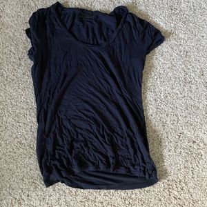 Navy short sleeve shirt